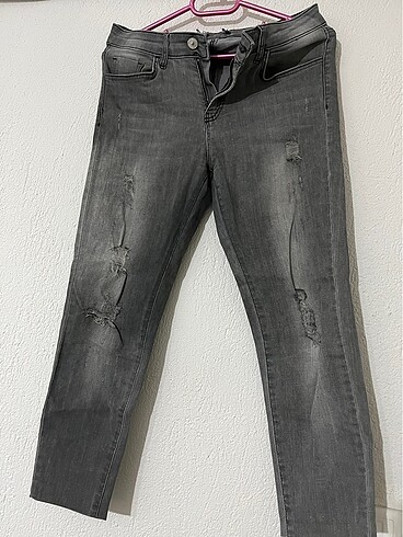 Denim eskitme kot pantolon