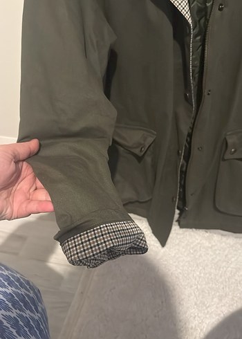 Gri Düğmeli Erkek Mont XSIDE - Görsel 2