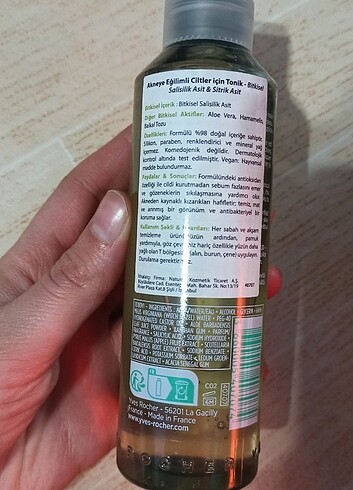 Yves Rocher tonik - Görsel 3
