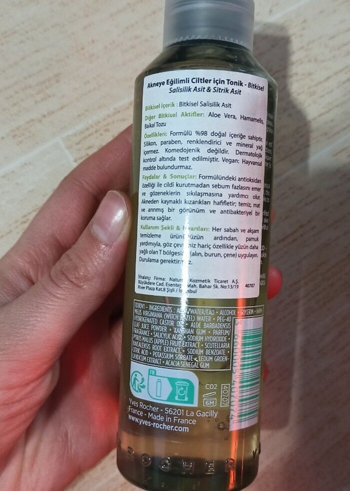 Yves Rocher tonik - Görsel 3