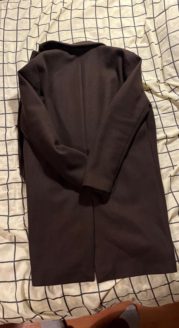 Kahverengi Erkek Uzun Klasik Kaban - Görsel 2