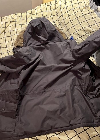 Kürklü Kapüşonlu Antrasit Jack&Jones Erkek Mont - Görsel 4