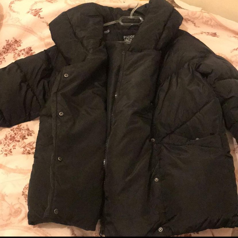 Kapüşonlu Stradivarius şişme Mont - Görsel 5