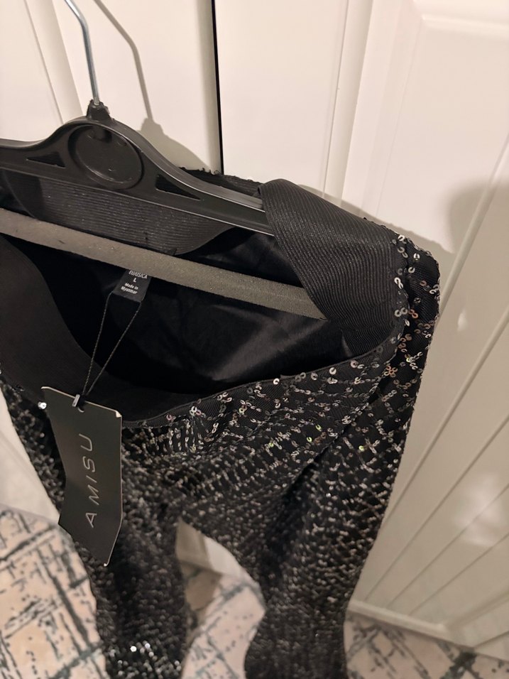 Kadın Payetli Pantolon - Görsel 4