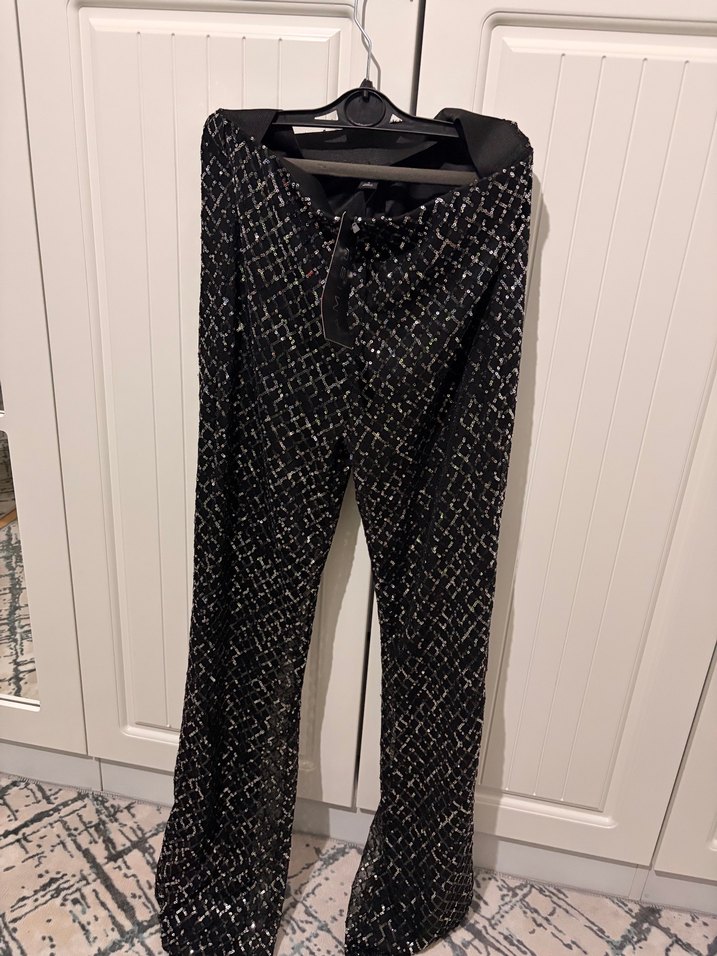 Kadın Payetli Pantolon - Görsel 2