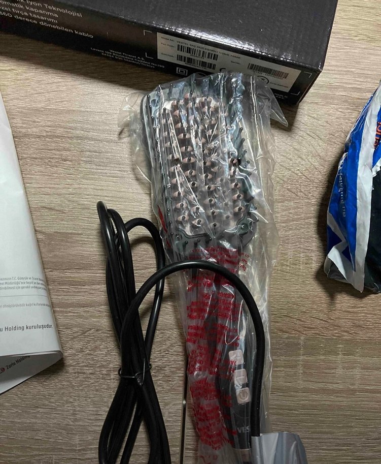 Vestel Siyah Saç Düzleştirici Fırça - Görsel 4