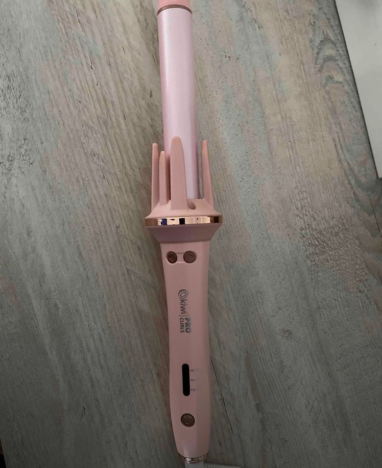 Kiwi Pembe Döner Başlıklı saç Maşası - Görsel 2