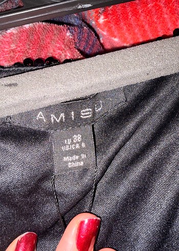 Payet İşlemeli Siyah Elbise - Görsel 5