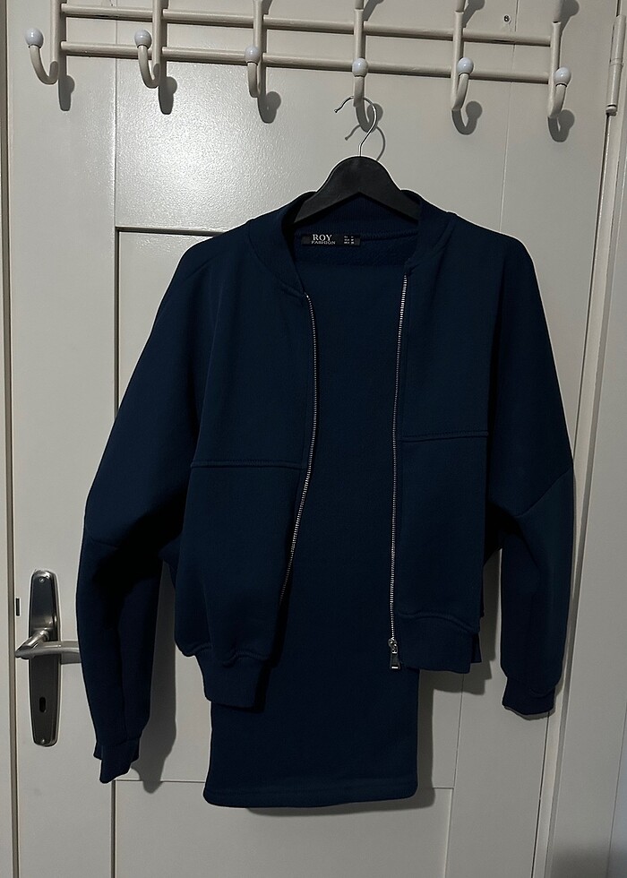 Kalın şardonlu kışlık eşofman takımı - Görsel 2