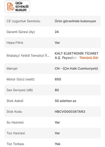 Gri Dikey Elektrikli Süpürge - Görsel 4
