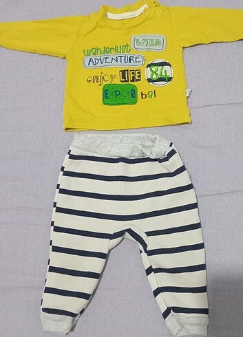 6 Ay Beden E bebek 3-6-9 aylik erkek bebek takimlari