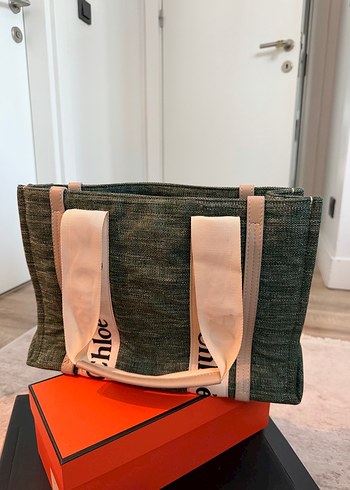 Chloé Gri Baskılı Fermuarlı Kadın Çanta - Görsel 2