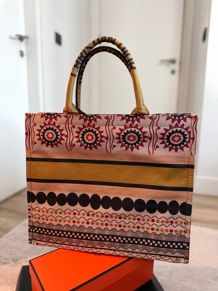 Christian Dior Baskılı Bohem Kadın Çanta - Görsel 2