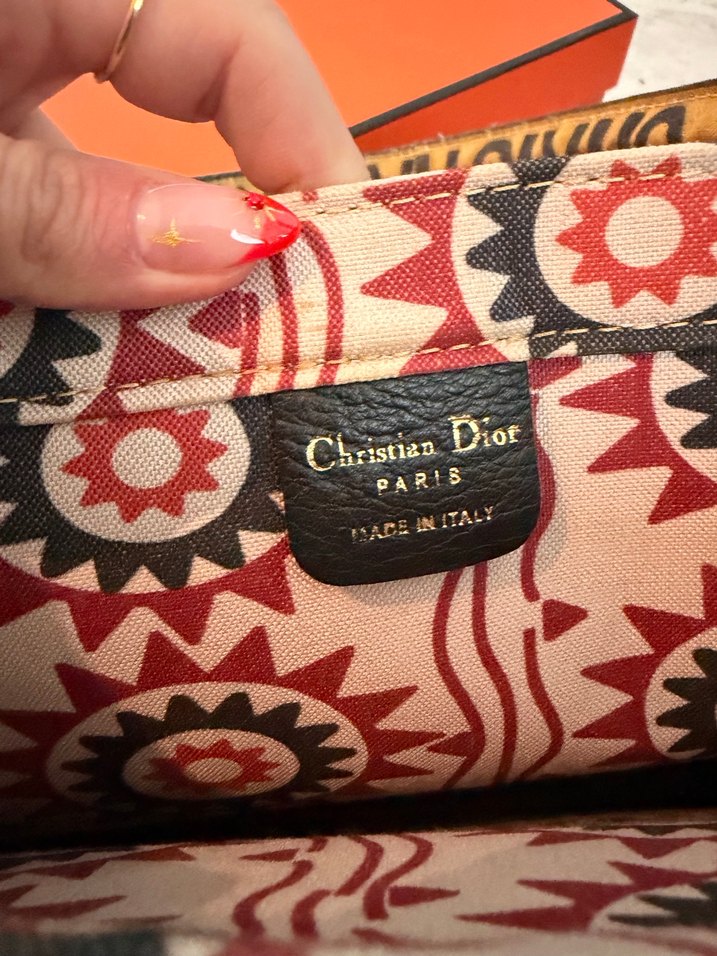 Christian Dior Baskılı Bohem Kadın Çanta - Görsel 4