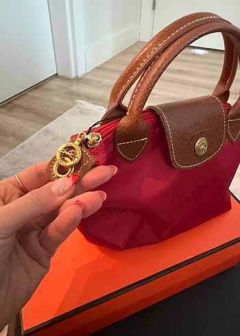 Klasik Kırmızı bez Kadın Çanta - Görsel 2