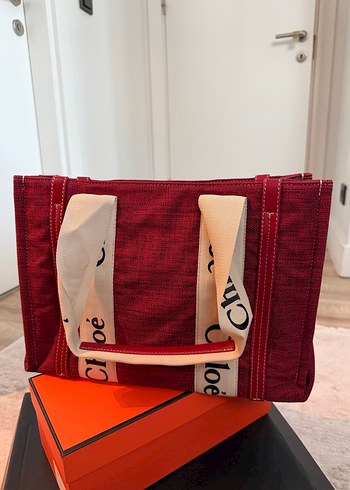 Kırmızı Bohem Tarz Kadın Omuz Çantası - Görsel 2