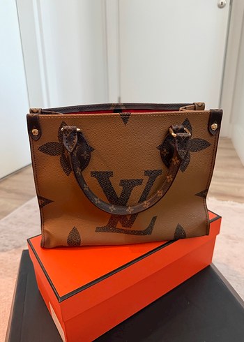 Kahverengi Baskılı Deri Kadın Çanta - Görsel 3