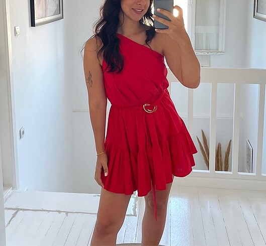 Muun Collection Kırmızı Elbise