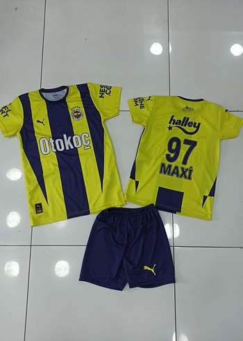 Sarı Lacivert Erkek Spor Forma Takımı