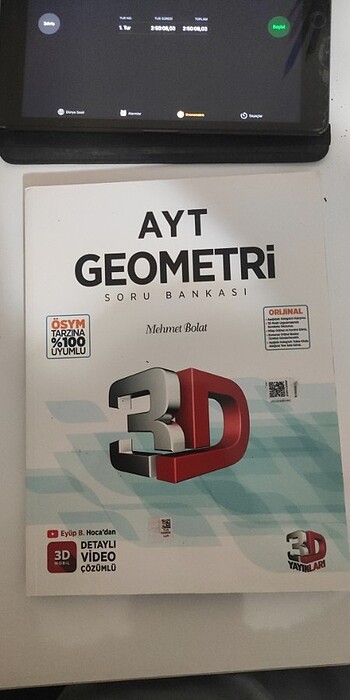 3d yayınları AYT Geometri