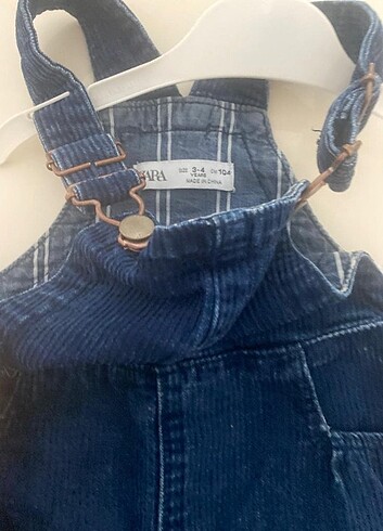 4 Yaş Beden Zara tulum