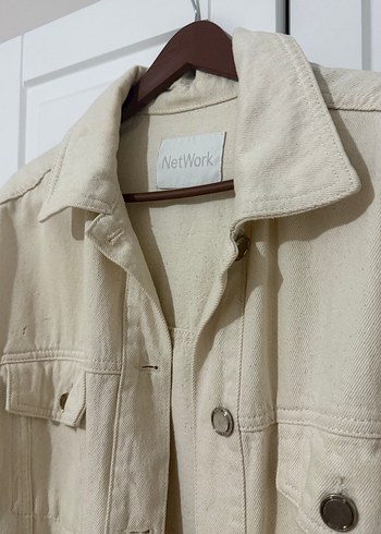 Network Ekru Denim Ceket