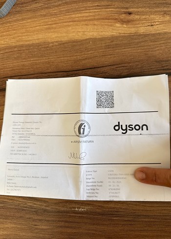 Beden Dyson Airstrait Saç Düzleştirici - Gri