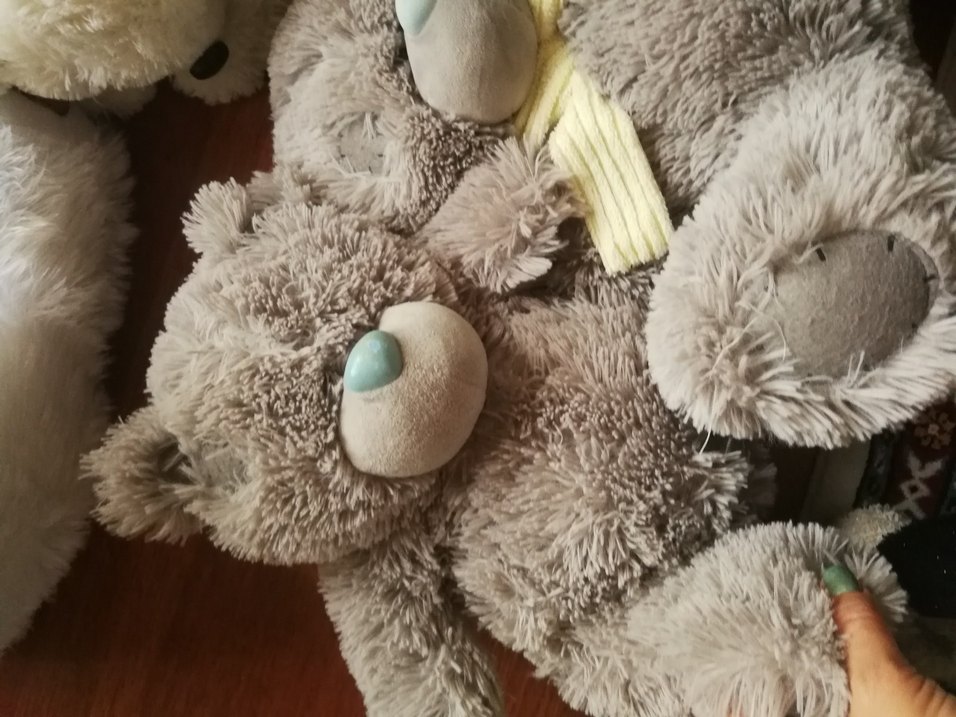 Beyaz Peluş Oyuncak Ayı - Görsel 4