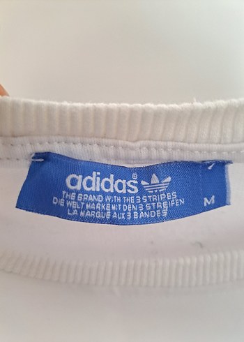 s Beden Adidas Beyaz Uzun Kollu Sweatshirt