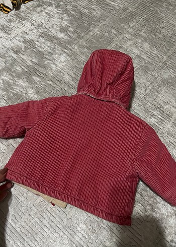 Bordo Kapüşonlu Erkek Çocuk Mont - Görsel 2