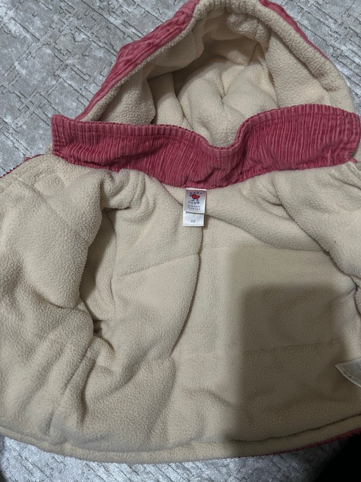 Bordo Kapüşonlu Erkek Çocuk Mont - Görsel 3