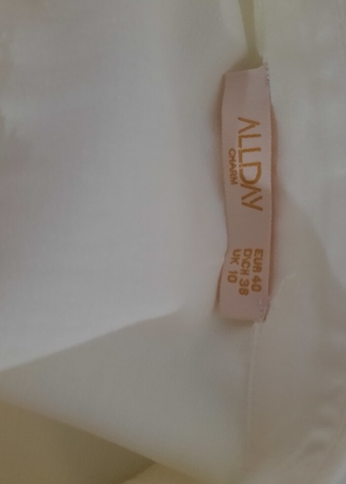 Allday krem tunik 40 beden çok çok az giyildi yeni gibi - Görsel 2