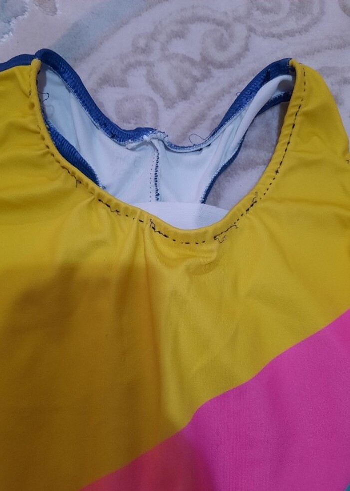 Kız çocuk mayo ön kısmı elle dikildi - Görsel 3