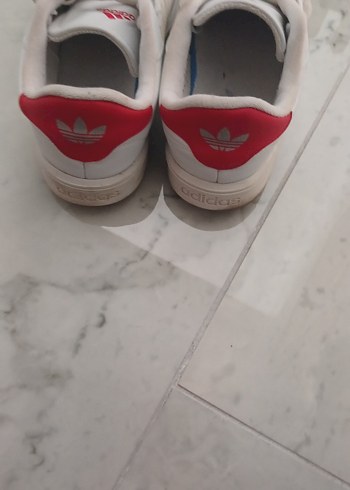 Beyaz Adidas  Spor Ayakkabı - Görsel 4