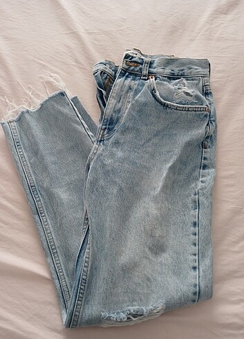 38 Beden mavi Renk Pantolon 