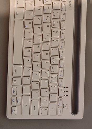 Beyaz ıpad laptop Kablosuz Klavye - Görsel 2