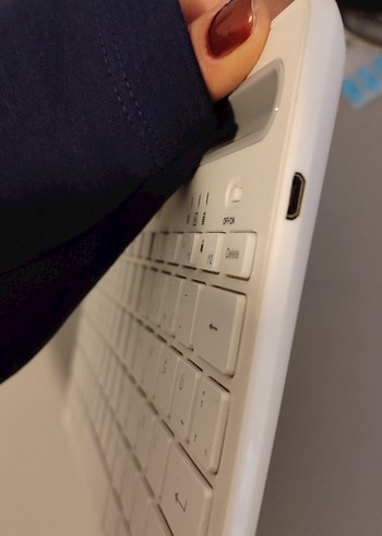 Beyaz ıpad laptop Kablosuz Klavye - Görsel 5