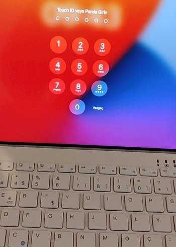 Beyaz ıpad laptop Kablosuz Klavye - Görsel 3