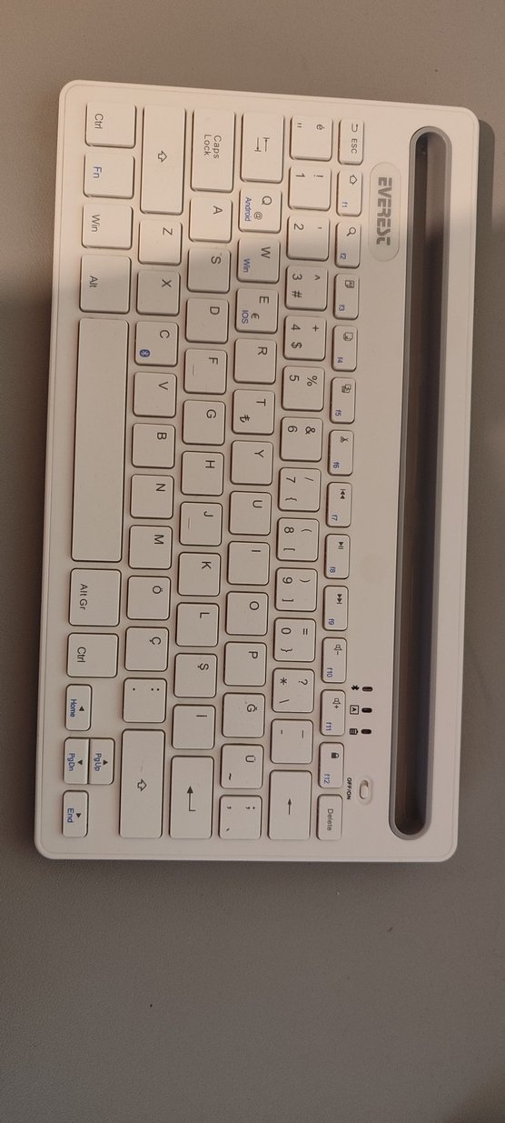 Beyaz ıpad laptop Kablosuz Klavye - Görsel 2