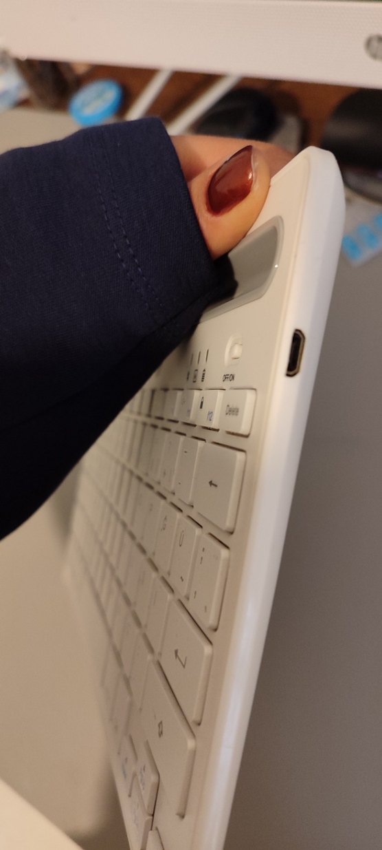 Beyaz ıpad laptop Kablosuz Klavye - Görsel 5