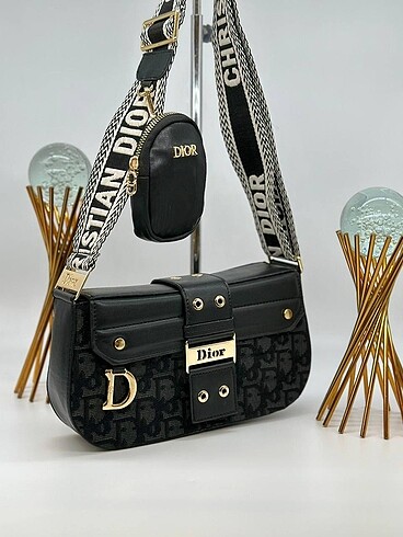 Dior küçük cep detaylı çanta