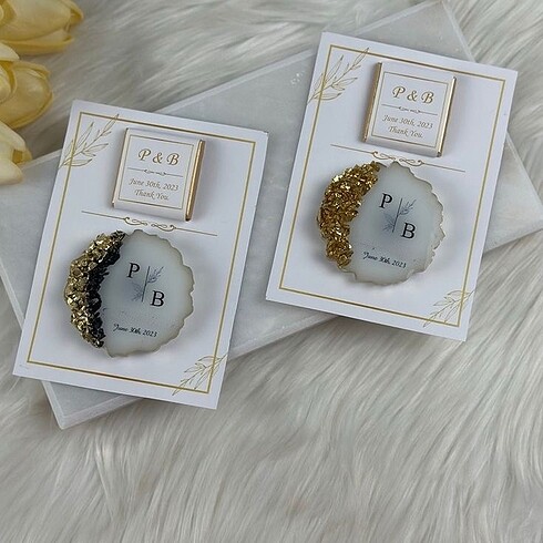 Nişan söz nikah epoksi magnet
