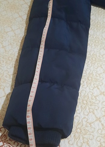 Loft Kadın Mavi Midi Kışlık Fermuarlı Mont