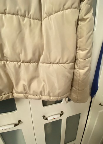 Bej Fermuarlı Kadın Mont - Görsel 4