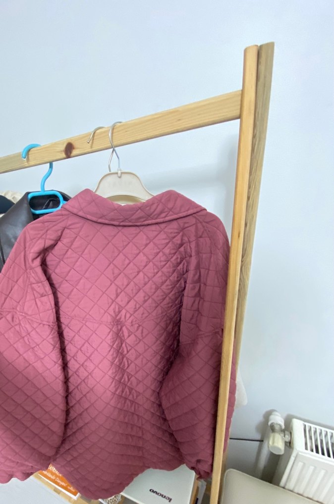 Düğmeli Midi Kadın Ceket - Görsel 3