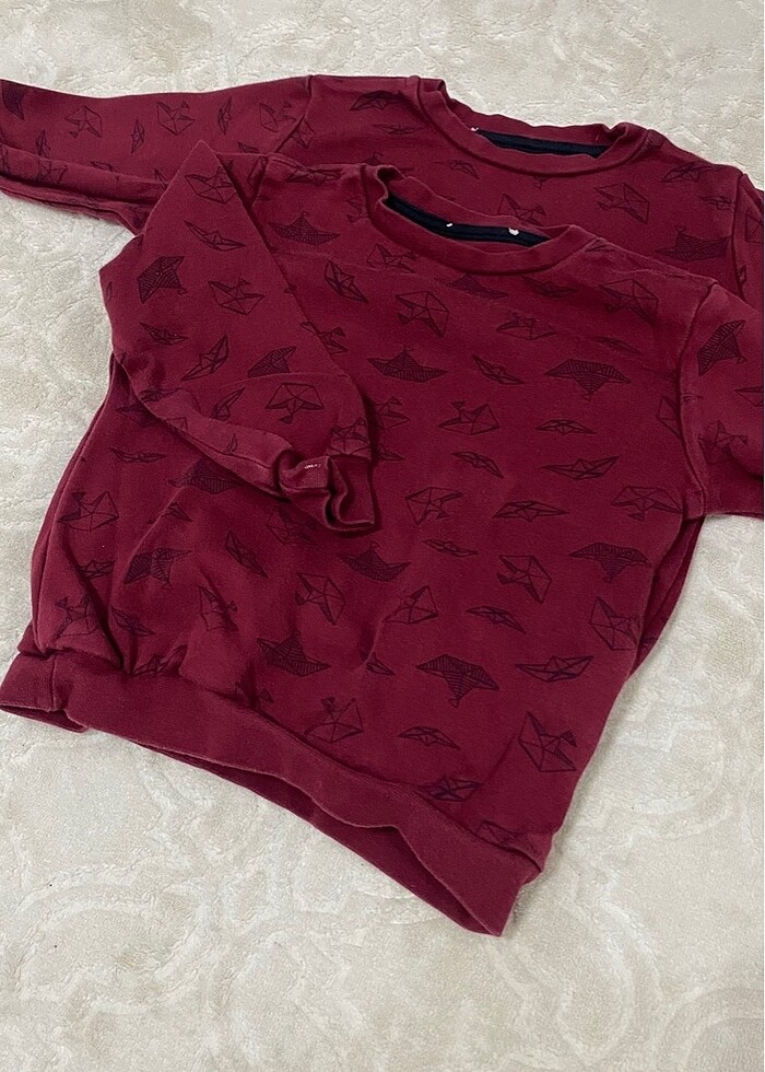 Civil şık Sweatshirt ikiz - Görsel 3