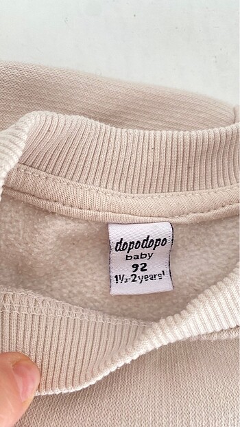 Bej Sweatshirt ikiz - Görsel 2