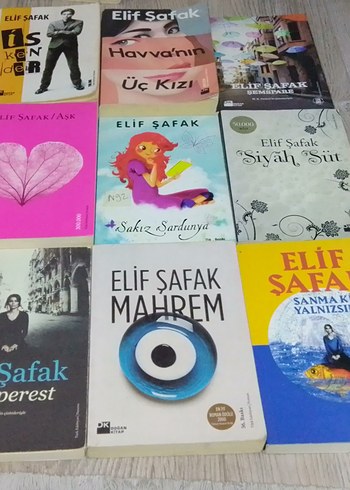 Elif Şafak Kitap Seti - 9 Roman