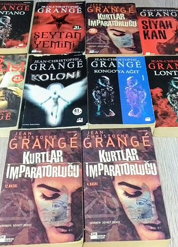 Grange polisiye kitap seti