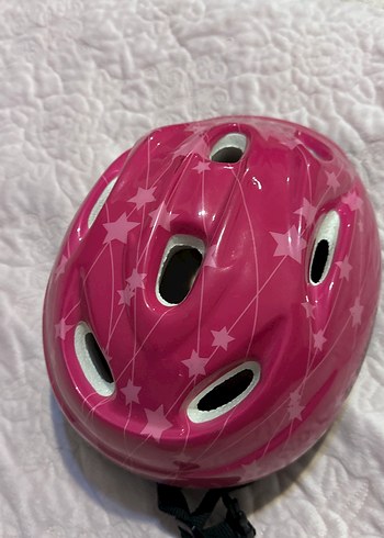 Pembe Baskılı Biker kask - Görsel 5